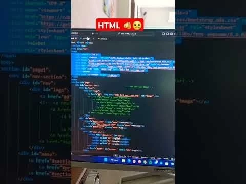 Html vs css js website design and development #coding #programming #tech #fyp  #html #tranding