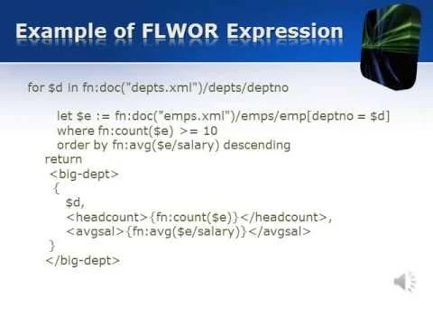 COP 4020 XQuery XML Query