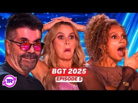 NERVOUS Singer Gets Alesha#39;s GOLDEN BUZZER On BGT 2025 Episode 5 Auditions!