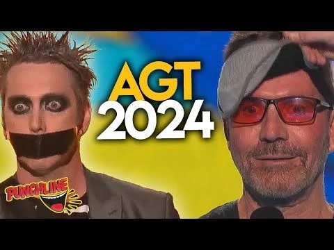 Tape Guy RETURNS For AGT 2024! Simon Cowell Gets BLINDFOLDED!