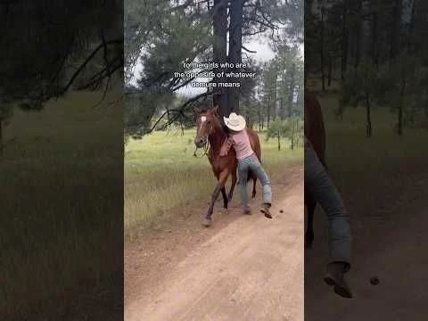 ✨✨✨#cowgirls #wrangler #horseranch #coltstarting #western
