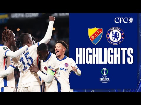 Djurgården 1-4 Chelsea | HIGHLIGHTS | UEFA Europa Conference League 24/25