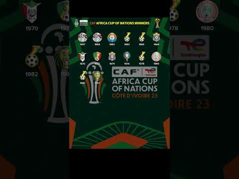 All CAF AFRICA Cup of Nations Winners / Champions [1957 - 2025] (Ivory Coast/Cameroon/Nigeria/Egypt)
