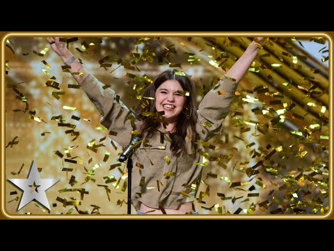 14-year-old Maya Giotea#39;s GOLDEN BUZZER Beyoncé performance! | Auditions | BGT 2025