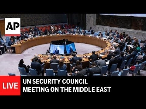 LIVE: UN Security Council meeting on the Middle East