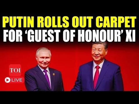 Putin LIVE | Russia’s Grand Welcome For Xi Jinping For Victory Day Parade | Russia Parade LIVE