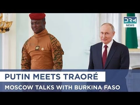 LIVE: Putin Meets Burkina Faso’s Ibrahim Traoré in Moscow | Russia-Africa Diplomacy | AC1Z