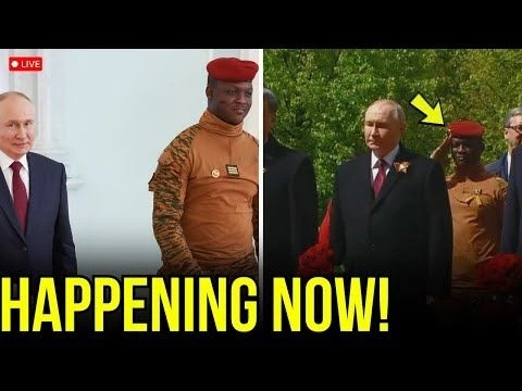 LIVE: Ibrahim Traore#39;s CRUCIAL Meeting with Putin in Russia and Xi Xinping From China on Victory Day