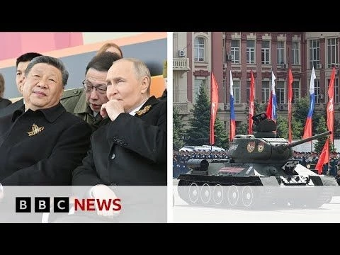 Vladimir Putin hosts Chinese President Xi Jinping at Russia#39;s Victory Day Parade | BBC News