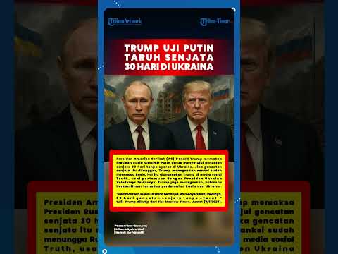 Rugi Besar-besaran, Amerika Minta Vladimir Putin #39;Hentikan#39; Perang 30 Hari Lamanya