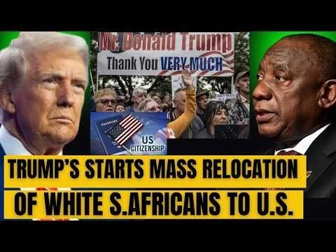 Donald Trump To Bring Thousands Of White South African Refugees to America Next Week