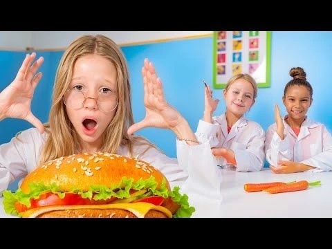 Nastya and healthy eating for kids. Large collection of children#39;s videos
