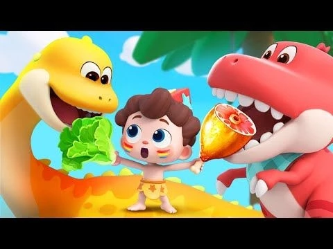 Let#39;s Eat with Dinosaurs | Dinosaurs Song | Good Habits | Nursery Rhymes  Kids Songs | BabyBus