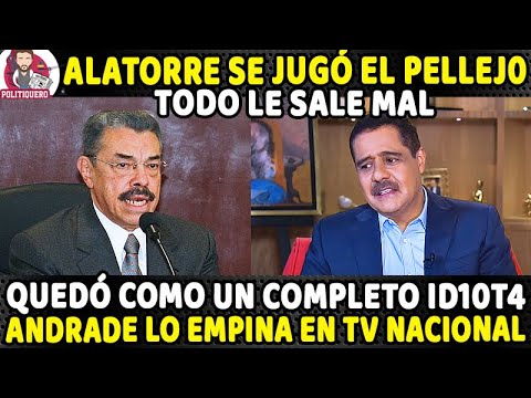 ¡LE CAYÓ EL KARMA! ¡ANDRADE LO HIZO PEDAZOS! ¡POR 3ND3J0 CASI LO CORREN DE TV AZTECA! | Politiquero
