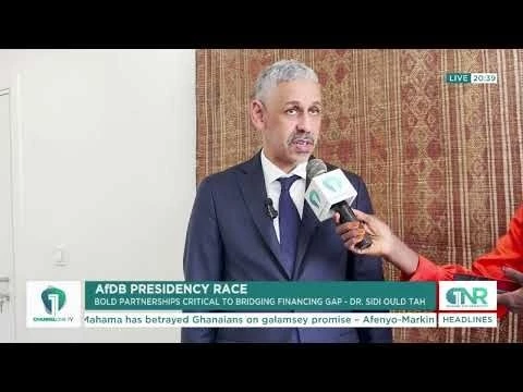 AfDB Presidency Race: Bold Partnerships Critical to Bridging Financing Gap – Dr. Sidi Ould Tah