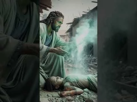 Black Jesus Saved a Girl in War-Torn Darfur #shorts