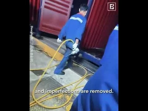 How Shipping Containers Are Made #CreativeThinking  #InnovationInEnglish  #CreativeIdeas  #EnglishFo