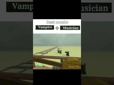 The best combo vampire กับ Musician | DEAD RAILS #meme #deadrails #roblox