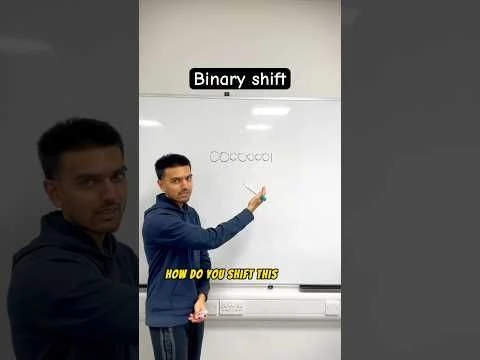 Binary shift - GCSE / A Level Computer Science #gcse #computerscience #alevel