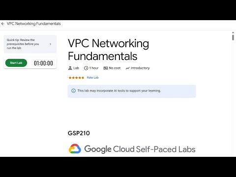 VPC Networking Fundamentals | GSP210 [2025] | 1st Lab of 7th GAME: Arcade NetworkSkills