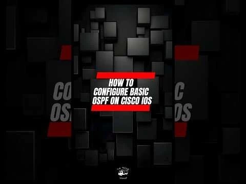 How to Configure Basic OSPF on Cisco IOS #ciscorouter #cisco #ccna #ospf #router #routing