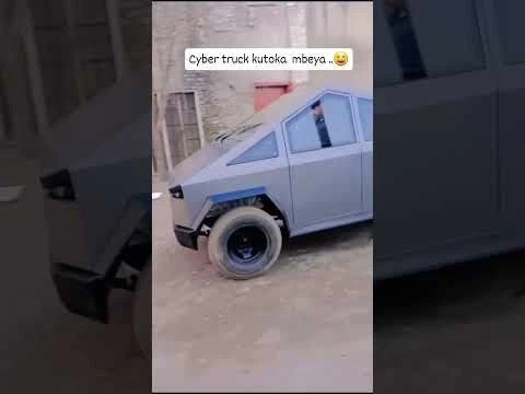 Cybertruck made in Africa #viralshorts #cybertruck #automobile #dreambig #africa #tesla #viralvideo