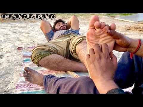 ASMR FEET  LEG CARE MASSAGE THERAPY MEN FOR TICKLISH  RELAX | FOOT REFLEXOLOGY MASSAGE ASMR