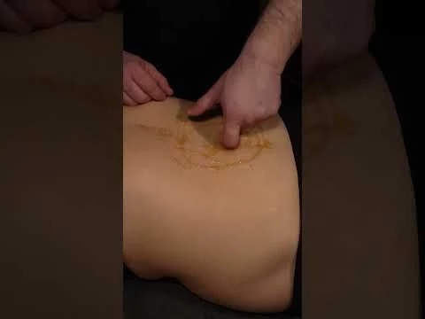 Deep Honey Belly Button Massage - ASMR