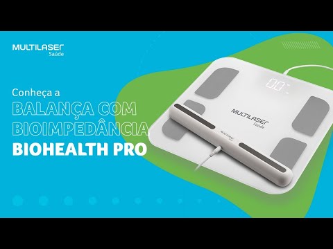 Balança com Bioimpedância BioHealth Pro Multilaser Saúde - HC060
