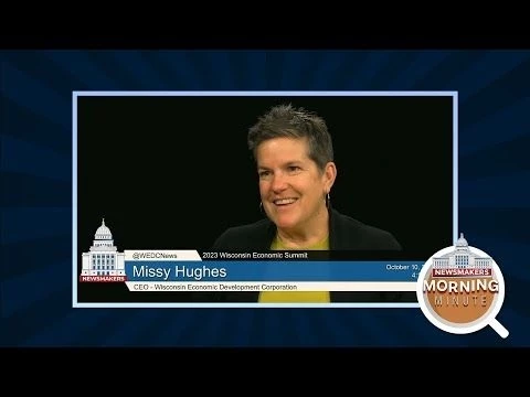 WisEye Morning Minute: WEDC CEO Missy Hughes on BioHealth Technology
