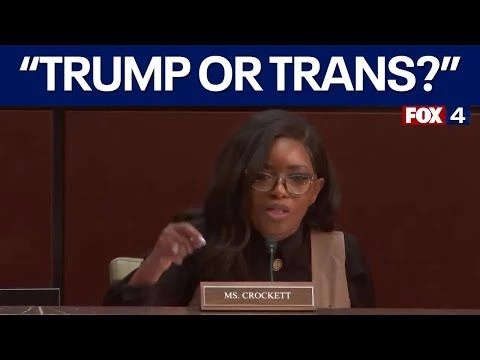 Rep. Jasmine Crockett plays #39;Trump or trans#39; during hearing on girls#39; sports