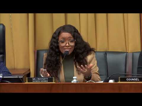 Jasmine Crockett, Jim Jordan Grill Witness on ICE Detentions