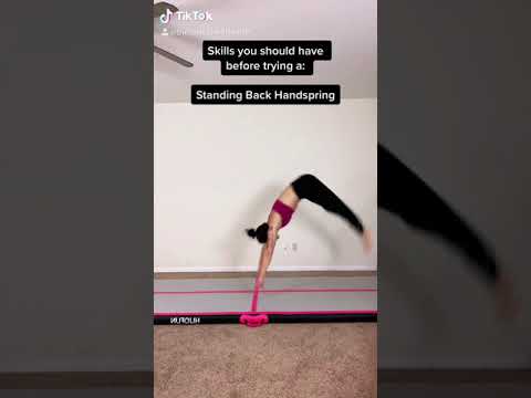 Back Handspring Drills - How to do a Back Handspring - Tumbling Drills | The Pro Cheerleader