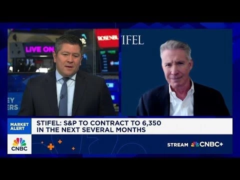 SP 500 to contract to 6,350 in next several months: Stifel#39;s Bannister