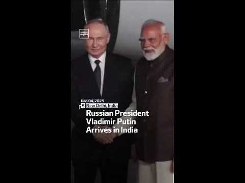 Russian President Vladimir Putin Arrives in India