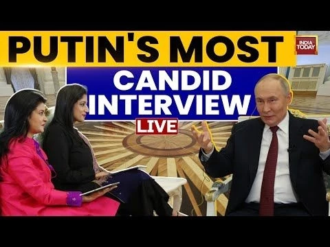 Putin Interview on India Today LIVE | Putin Speaks to India Today LIVE | Putin Interview LIVE
