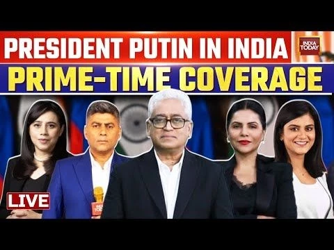 India Today TV Live: Vladimir Putin In India | Putin- PM Modi Bilateral Meeting | Putin India Visit
