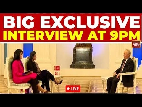 LIVE | Putin’s First Interview to Indian Media: President Speaks to India Today Ahead of His Visit
