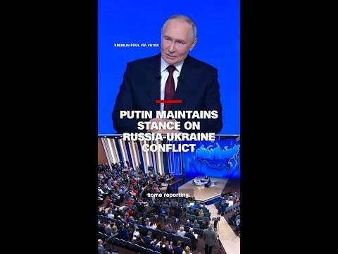 Putin maintains stance on Russia-Ukraine conflict