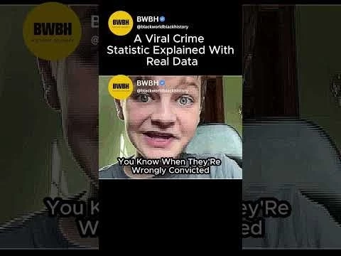 A Viral Crime Statistic Explained With Real Data#39;#39; #blackhistory  #america #shorts #blackamerica