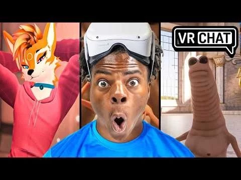 iShowSpeed Explores The FREAKIEST VR Chat Worlds..
