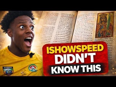iShowSpeed Discovers the Ethiopian Bible — What He Didn’t Expect Will Shock You