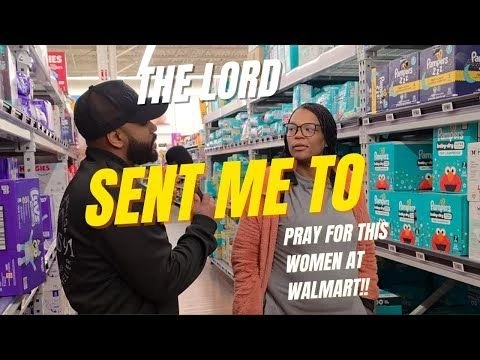 God Sent Me To A pregnant Women! In a Walmart aisle