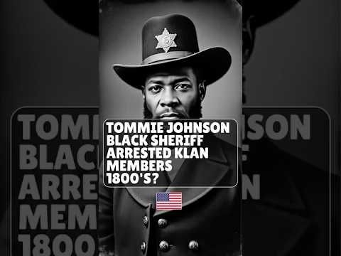 Tommie Johnson: How the Klan Erased a Black Lawman #blackhistory #history #blackcowboys #facts