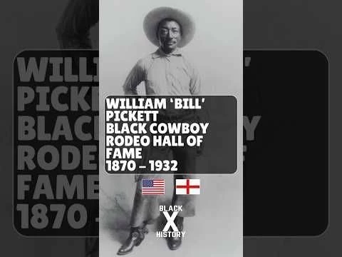 Bill Pickett - The Black Cowboy Hollywood Erased #blackhistory #blackcowboys #history #fact #rodeo
