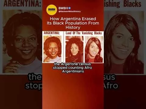 #39;#39;Black History: How Argentina Erased Its Black Population From History#39;#39;  #america #blackhistory