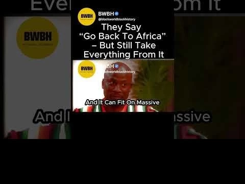 Black History: Michael Blackson’s Powerful Satire On Africa’s Stolen Wealth#39;  #blackhistory #america