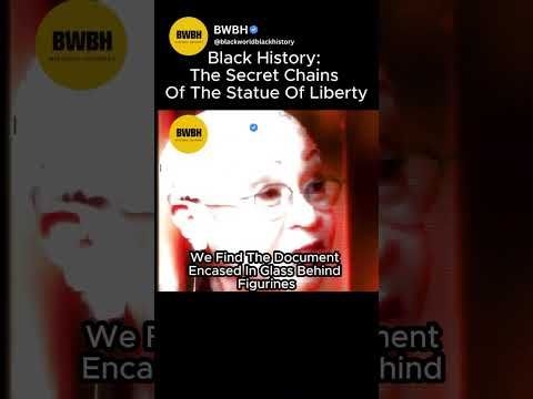 Black History: The Secret Chains Of The Statue Of Liberty#39;#39;  #blackhistory #america#shorts #history