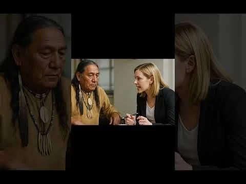 White American confronts Native American #indigenous #indigenouspeople #nativepeople #nativeamerican