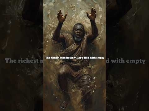 He buried All his wealth, Not knowing a flood was coming!! #africanfolktales #story